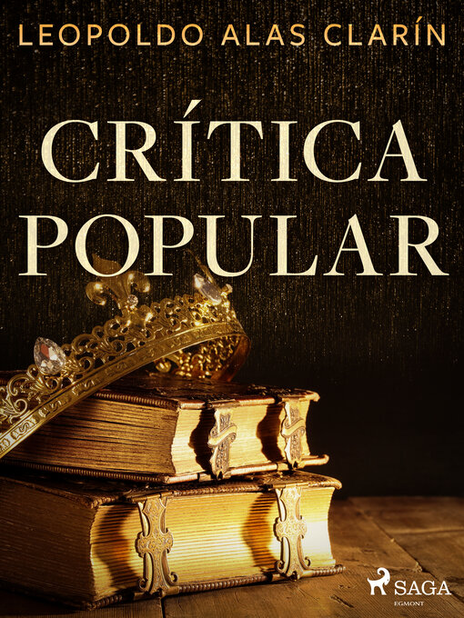 Title details for Crítica popular by Leopoldo Alas Clarín - Available